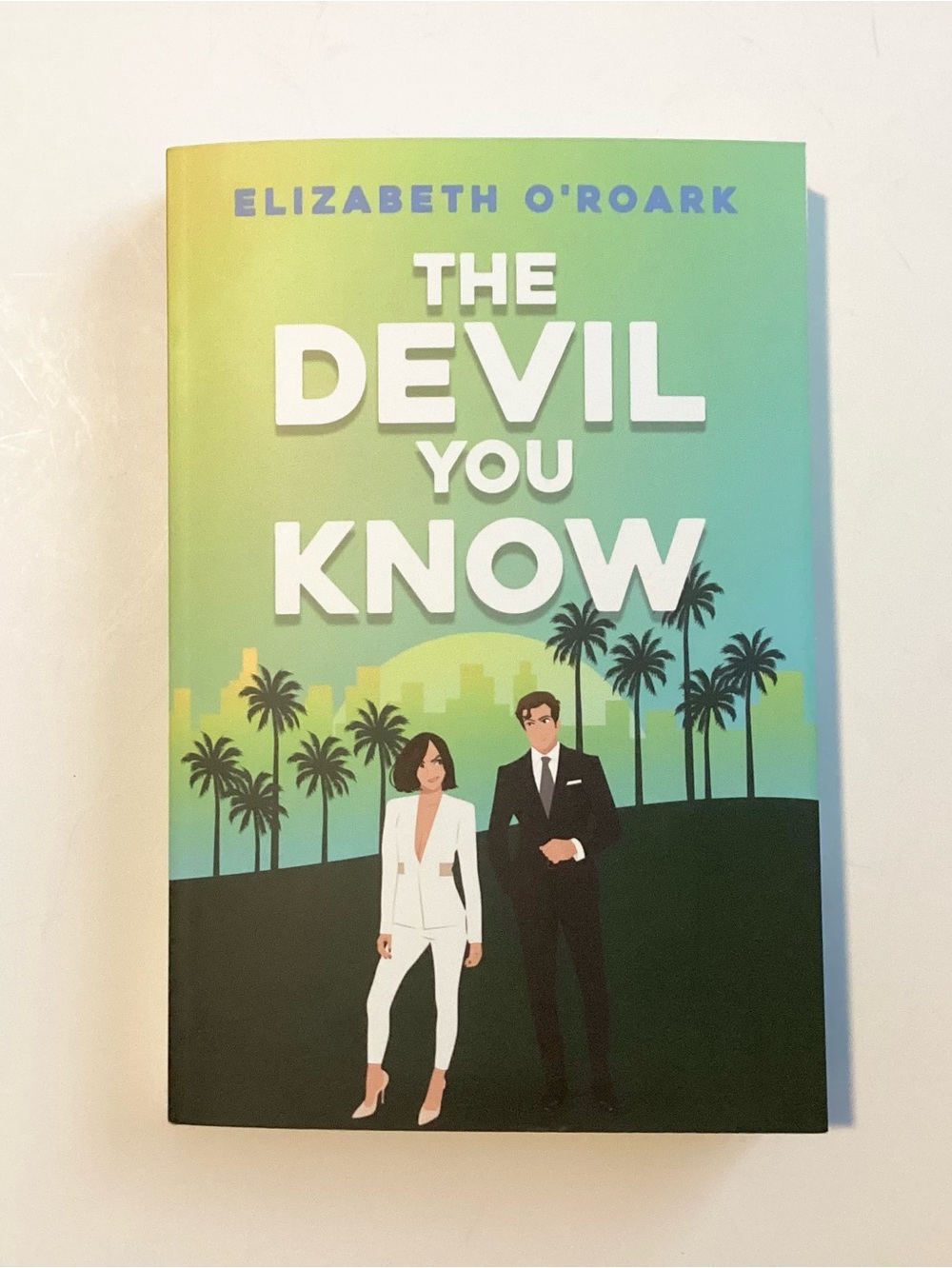 The Devil You Know by Elizabeth O’Roark Paperback Book with Sprayed Edges